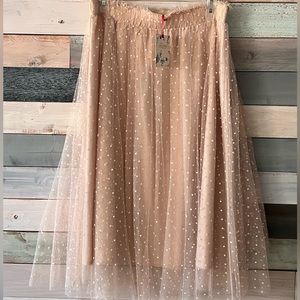 Never Worn! Lauren Conrad - Disney collection- Knee length- layered mesh skirt